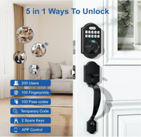 ENOKER Keyless Smart Lock - Fingerprint Keypad Bluetooth Auto-Lock App Controled