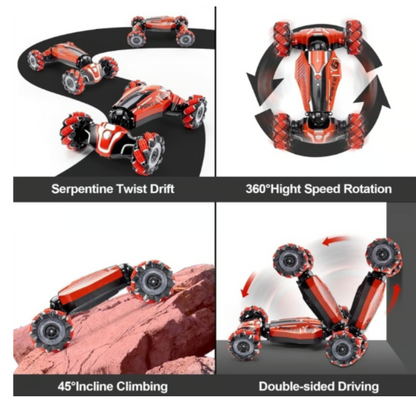 YEMIAI 1:12 RC Stunt Vehicle - 2.4G Four-Wheel Drive, Gesture Controlled