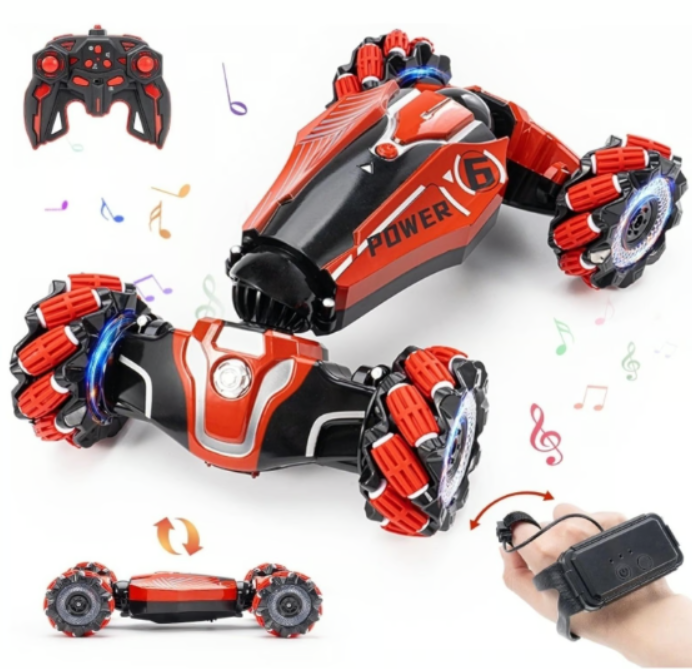 YEMIAI 1:12 RC Stunt Vehicle - 2.4G Four-Wheel Drive, Gesture Controlled