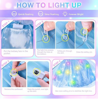 Light Up Princess Dress Up Set for Halloween & Dress Up 3 Dresses & Accessories