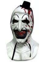 Halloween Killer Clown Mask Full Head Latex Scary Costume for Adults Cosplay