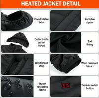 NBtoUS Women's Heated Jacket & 2 Power Banks - Warm, Fashionable, and Versatile