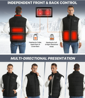 SNOW DEER Heated Vest - 5 Heating Zones, 10-Hour Warmth