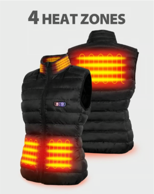 PTAHDUS Lightweight Women's Heated Vest: Battery Included Comfort Winter Wear