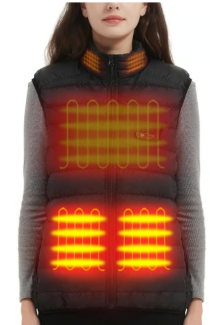 PTAHDUS Lightweight Women's Heated Vest: Battery Included Comfort Winter Wear