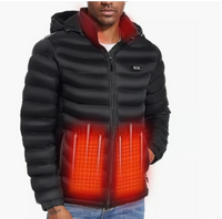 PLIDINNA Heated Puffer Jacket: 4 Heating Zones, + 10 Hour Battery Winter Coat