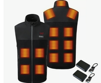 Badass Moto Heated Vest - Double Warmth, Double Fun! SM/M