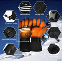 Hccsport Cold Weather Gloves Waterproof Anti-Slip Hand Warmers Skiing Large