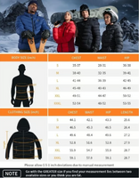 Men's Heated Insulated Hooded Jacket + 12V Battery Included