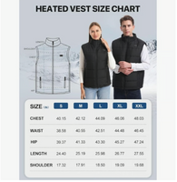 WERMSOCK Lightweight Heated Vest: 9 Heating Zones, 3 Levels Women's Medium