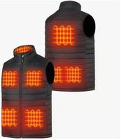 Camoner 8 Heated Zone Vest - , Lights-out Design Men's Large Water Resistant