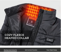 Camoner 8 Heated Zone Vest - , Lights-out Design Men's Large Water Resistant