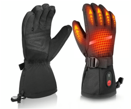 DINSVTA Heated Gloves - Rechargeable Winter Skiing (Medium/Unisex)