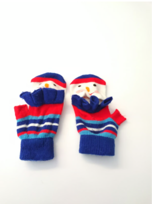 Kids Winter Snowman Gloves