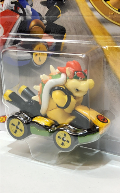 Hot Wheels Super Mario Bros Bowser Mariokart Standard Kart Toy Car