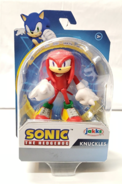 Jakks Pacific Knuckles Sonic The Hedgehog 2021 Acton Figure 2.5"