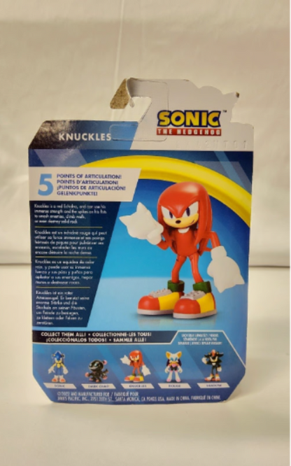 Jakks Pacific Knuckles Sonic The Hedgehog 2021 Acton Figure 2.5"