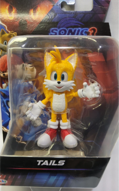 Sonic the Hedgehog 3 Tails 5" Action Figure - 20 Points of Articulation