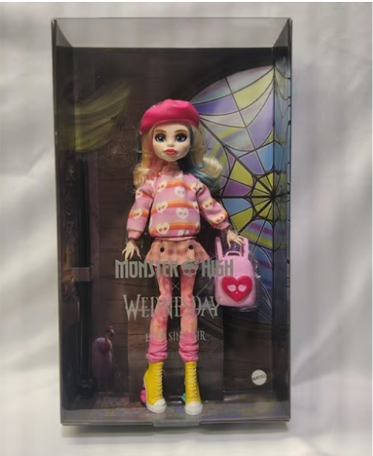 Monster High x Wednesday Enid Sinclair Doll - Pink Outfit w/ Accessories