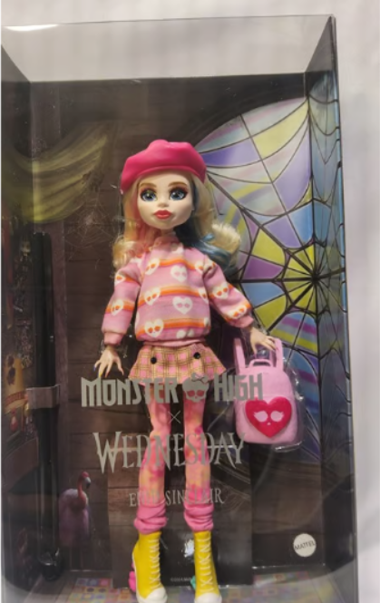 Monster High x Wednesday Enid Sinclair Doll - Pink Outfit w/ Accessories