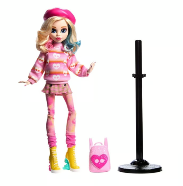 Monster High x Wednesday Enid Sinclair Doll - Pink Outfit w/ Accessories