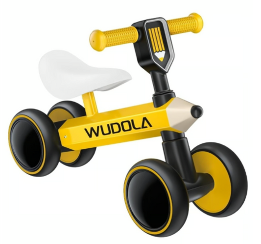 Wudola Baby Balance Bike - Safe & Durable Yellow Training Bicycle for Toddlers