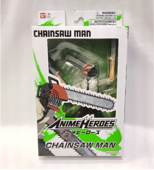 Anime Heroes Chainsaw Man 6.5” Figure, 20+ Points of Articulation by BANDAI