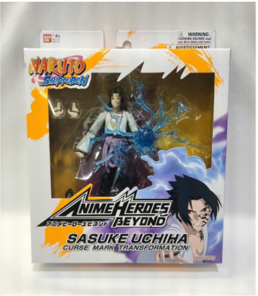 Anime Heroes Naruto Sasuke Uchiha Curse Mark Action Figure, 20+ Articulations