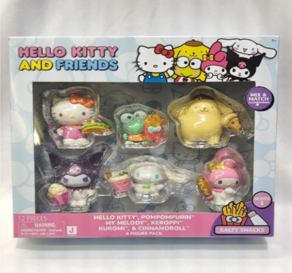 Hello Kitty & Friends Series 1 Fan-Favorite 6-Pack Figures with Accessories