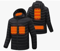 Decrum Heated Jackets For Men - Large Rechargeable Puffer, Winter Coat