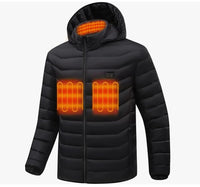 Decrum Heated Jackets For Men - Large Rechargeable Puffer, Winter Coat