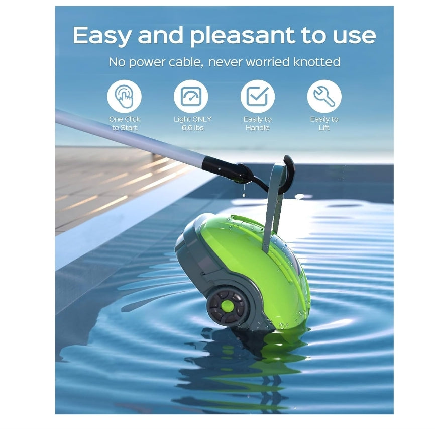 WYBOT Cordless Robotic Pool Cleaner - Sparkling Pool Vacuum Cleaner