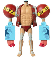 Anime Heroes One Piece Franky Figure | Authentic 17cm Articulated Pirate Toy