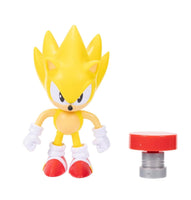 Sonic the Hedgehog Classic Super Sonic 4" Action Figure with Star Spring