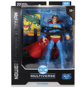 McFarlane DC Multiverse Superman 7" Action Figure Comics #1 Version Collector Ed