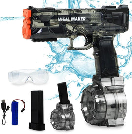 Long Range Electric Water Gun - 32 FT Automatic High Power Squirt Gun