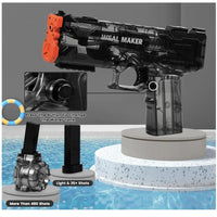 Long Range Electric Water Gun - 32 FT Automatic High Power Squirt Gun