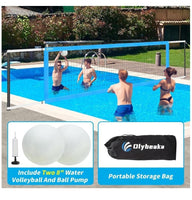 Adjustable 15-25ft Pool Volleyball Net