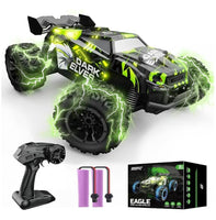 DEERC 2.4Ghz Glowing RC Car, All Terrain Monster Truck