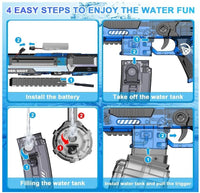 Powerful Electric Water Gun for Kids & Adults - 26 FT Range, 500ml Capacity