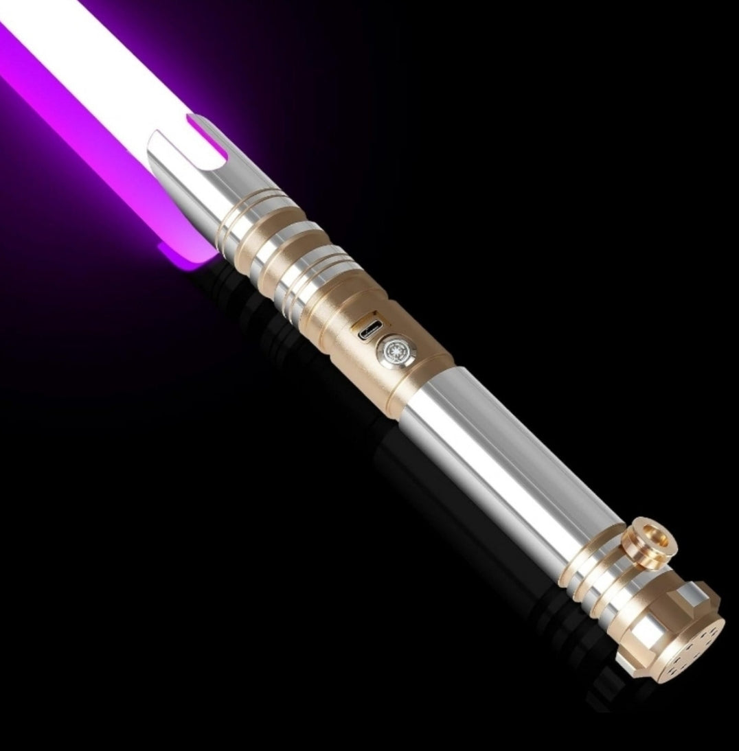 RGB Smooth Swing Dueling Lightsaber with APP, Motion Control - Gold