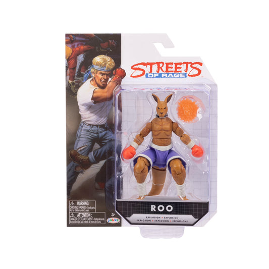 SEGA Streets of Rage Rage Roo 4-Inch Figure with 22 Points of Articulation