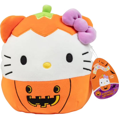 Squishmallows Hello Kitty Pumpkin Halloween Plush (Official Sanrio)