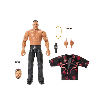WWE Elite Monday Night War The Rock 6-Inch Action Figure Collectible Set