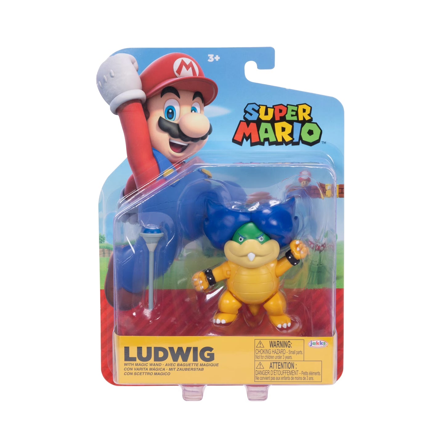 Nintendo Super Mario Ludwig Von Koopa 4-Inch Action Figure with Wand