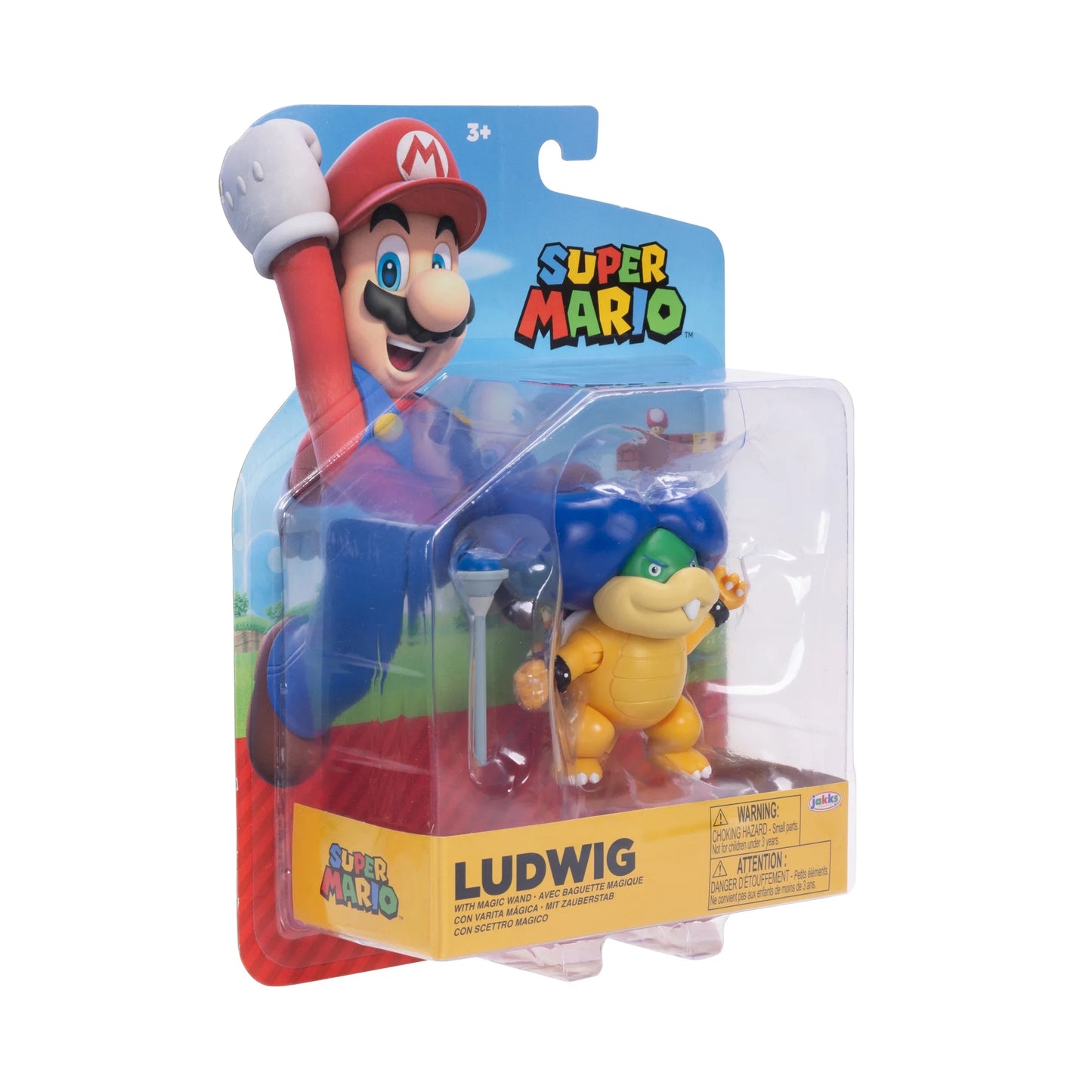 Nintendo Super Mario Ludwig Von Koopa 4-Inch Action Figure with Wand
