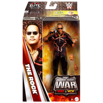 WWE Elite Monday Night War The Rock 6-Inch Action Figure Collectible Set