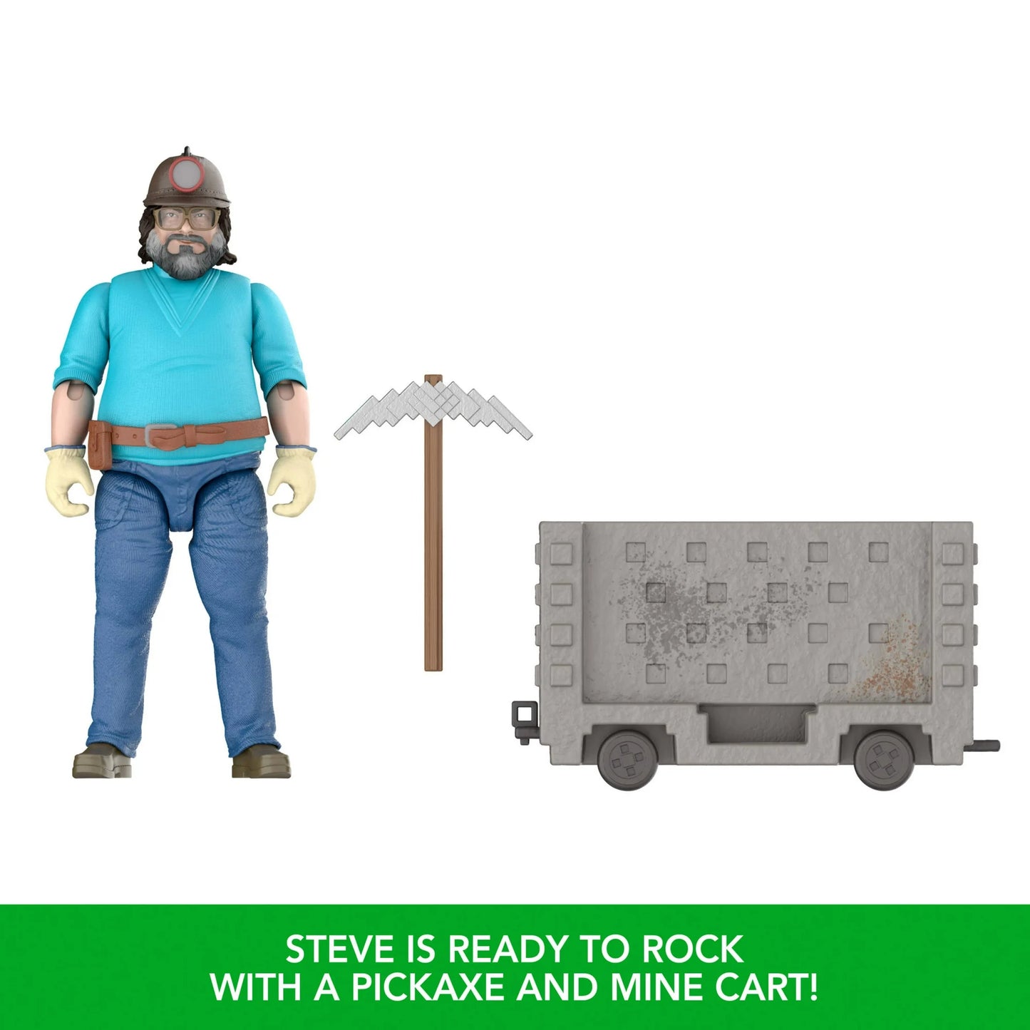 Minecraft Explosive Minecart Escape Action Figure Set by Mattel