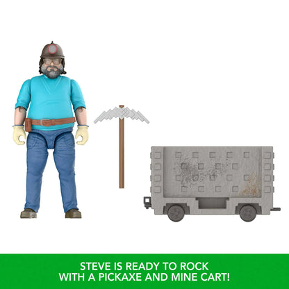 Minecraft Explosive Minecart Escape Action Figure Set by Mattel