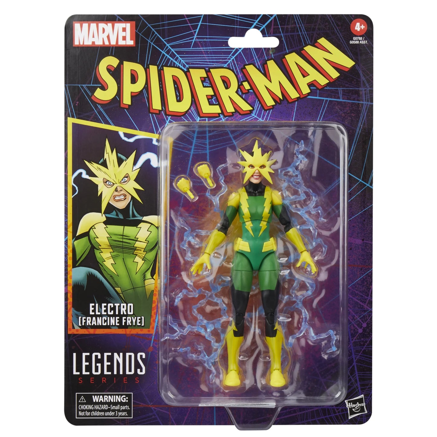 Marvel Legends Series Electro (Francine Frye) 6-Inch Action Figure Collectible